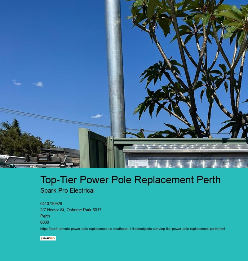 Specialised Power Pole Replacement in Perth
